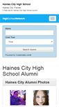 Mobile Screenshot of hainescityhighschool.org
